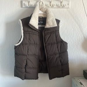 A warm brown vest!